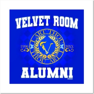Checkered Velvet Room Alumni - Persona Varisty Posters and Art